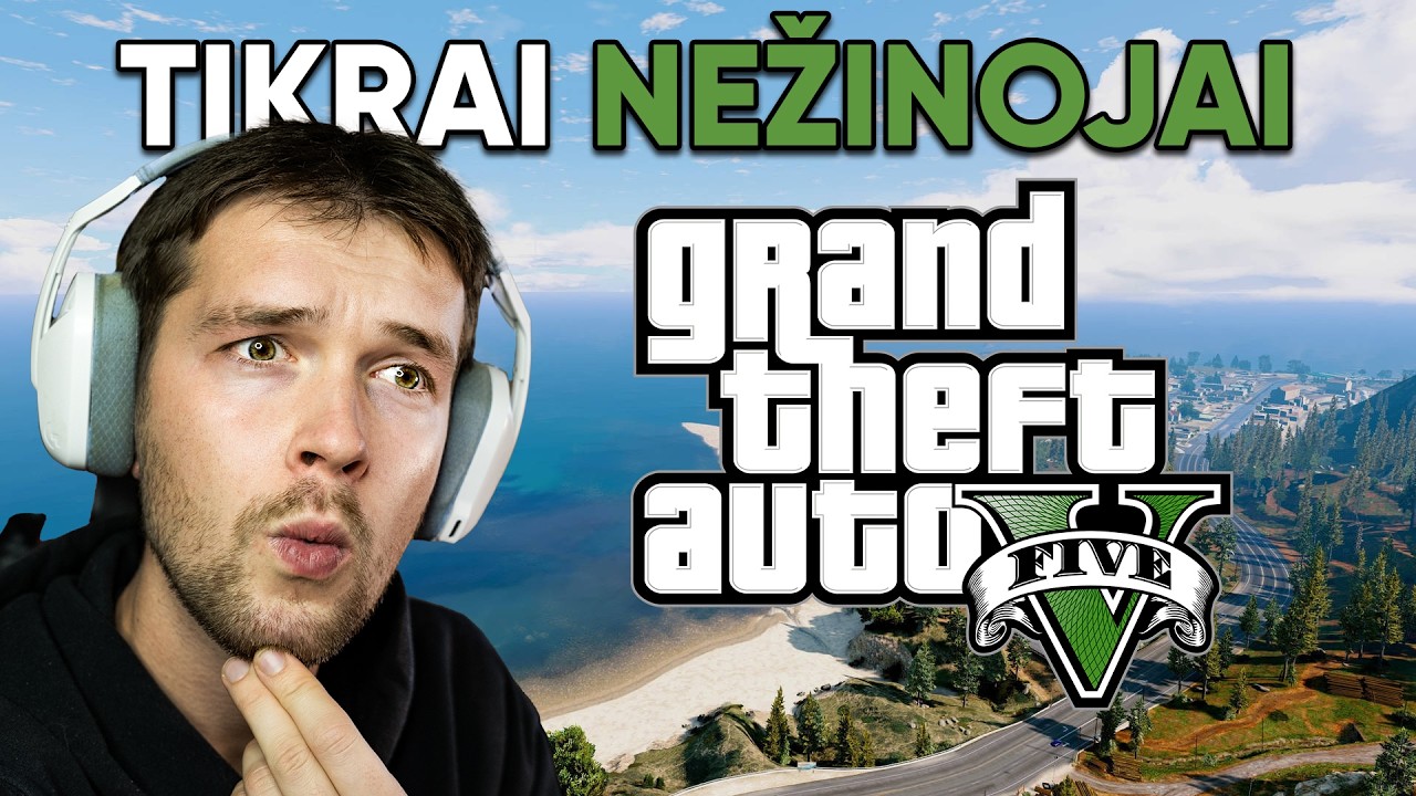 39 DALYKAI ko tu nežinojai apie GTA 5