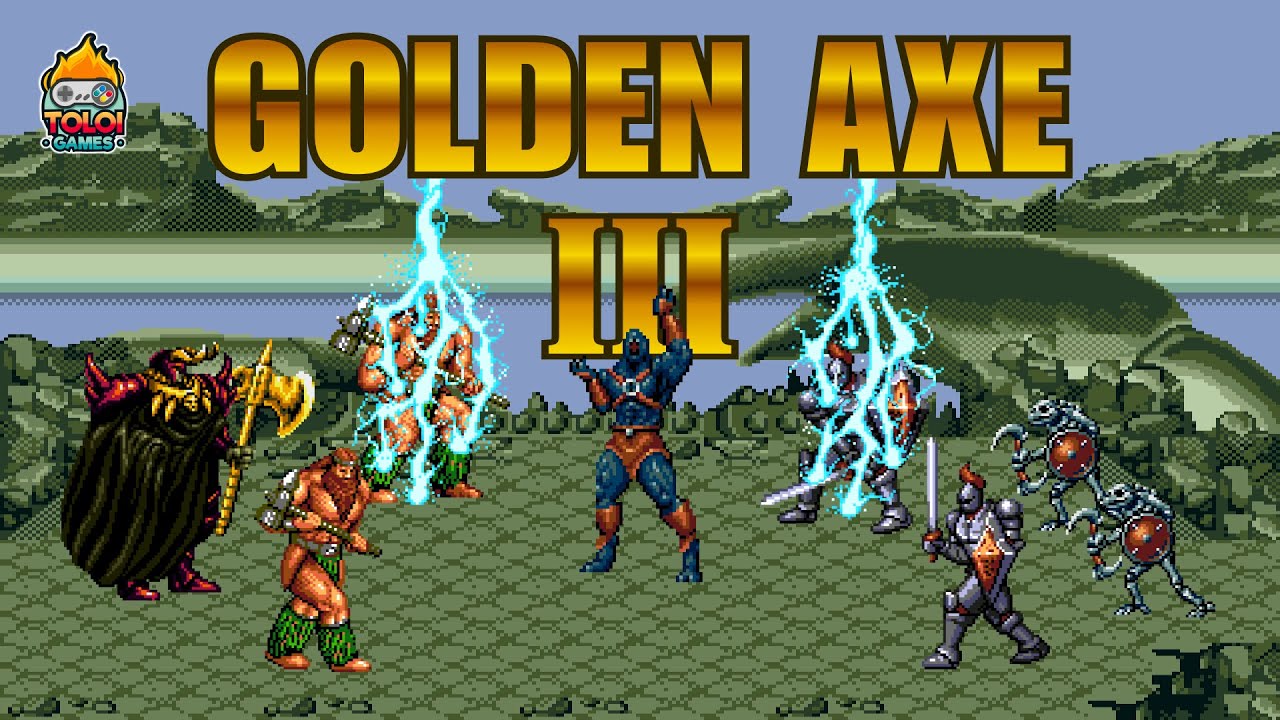 Golden Axe 3 [Mega Drive] Gameplay até zerar!