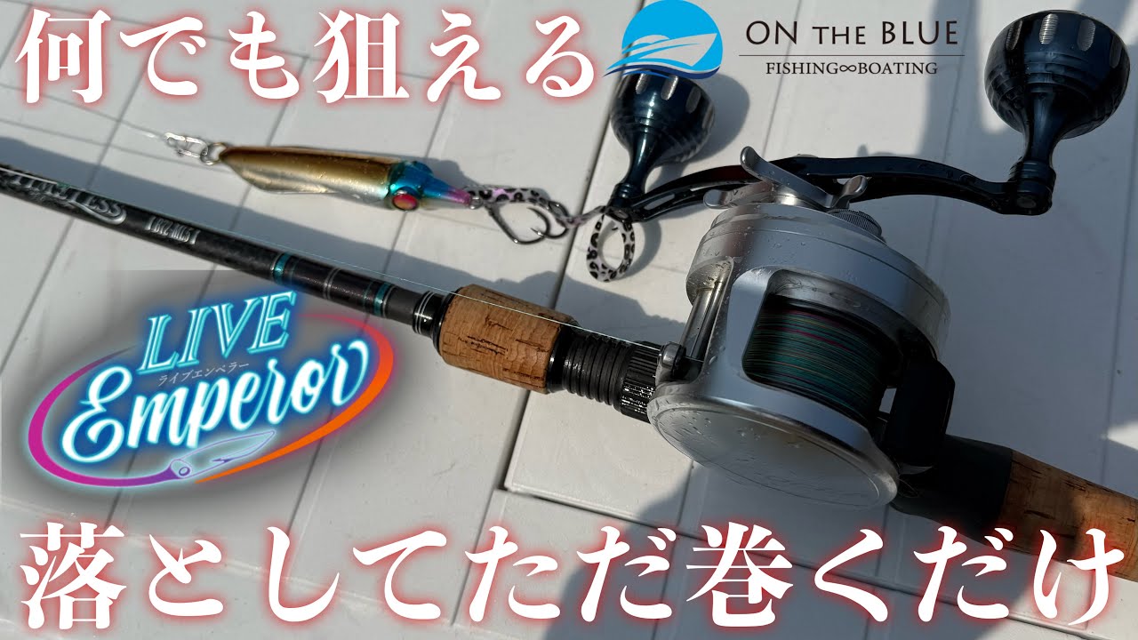 【日本海】落としてただ巻くだけで簡単に多魚種狙えるルアー【エボシ340 辻堂加工】