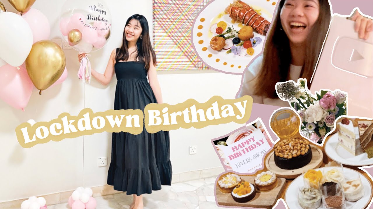 Lockdown birthday vlog 🎂 lots of surprises (i cried lol) and receiving a Youtube Award?! 😱