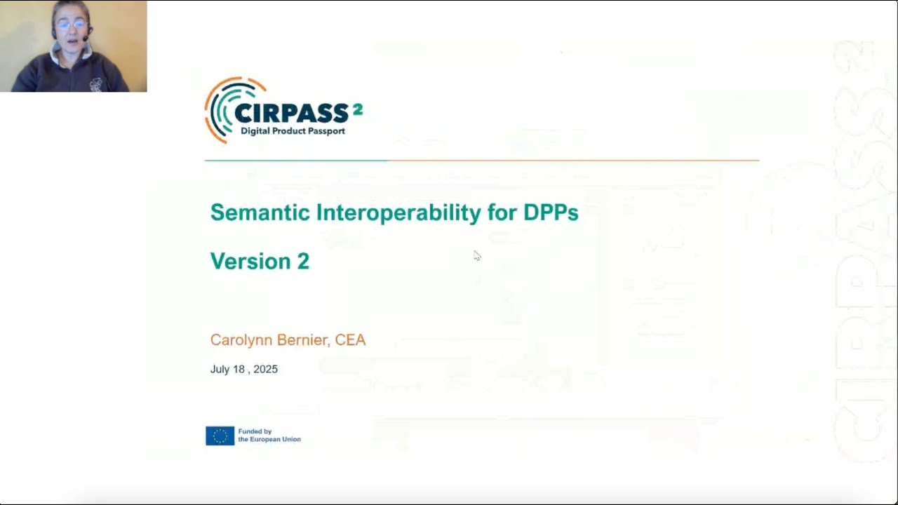 Tutorial on Semantic Interoperability for Digital Product Passports (V2)