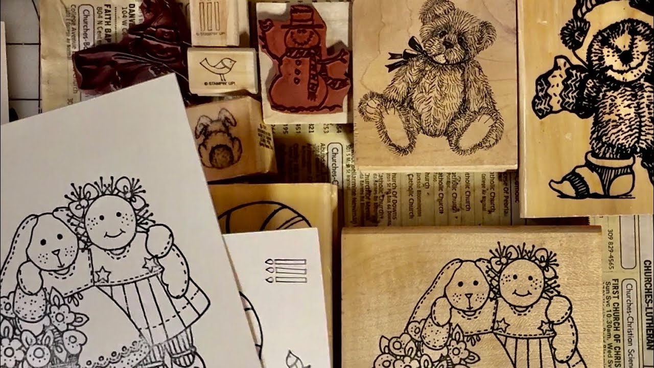 Thrifted Rubber Stamps | #stampwithus