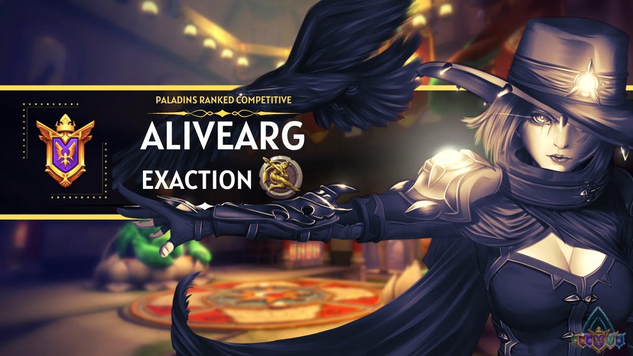 AliveARG (Grand Master) Exaction 28 kills 168K+ DMG Paladins Ranked Competitive