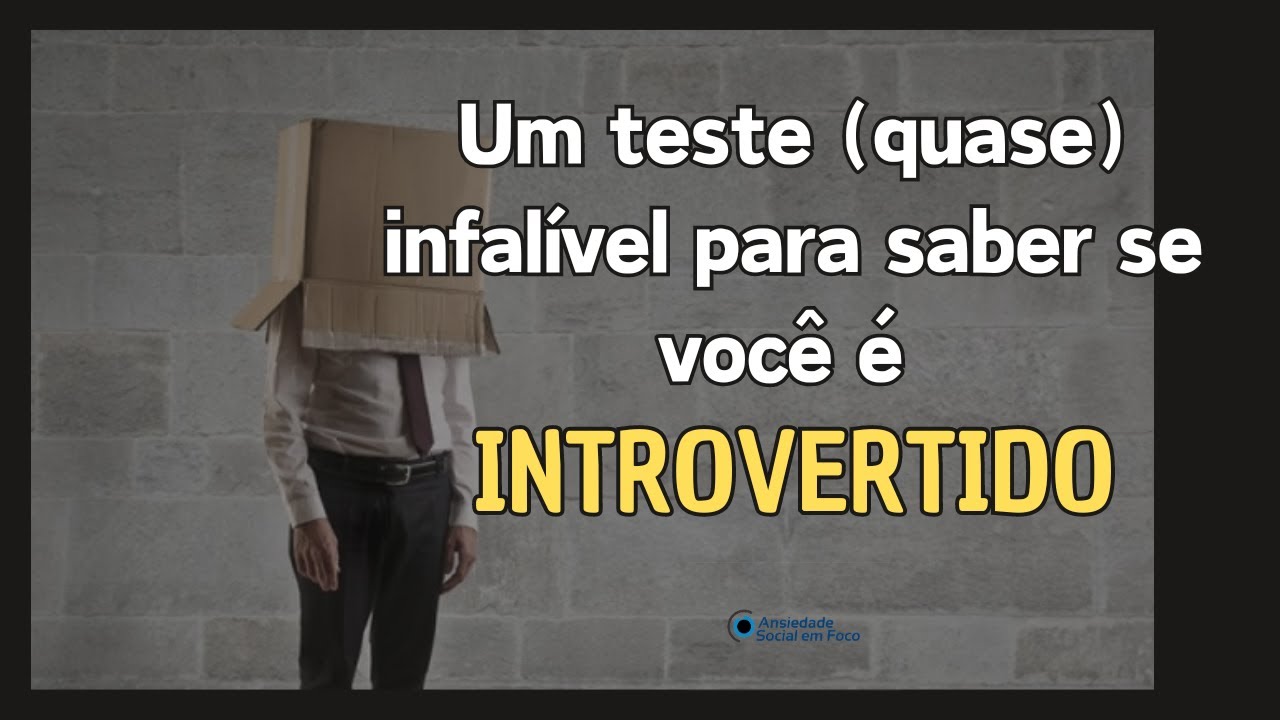 Um teste (quase) infalível para saber se você é introvertido