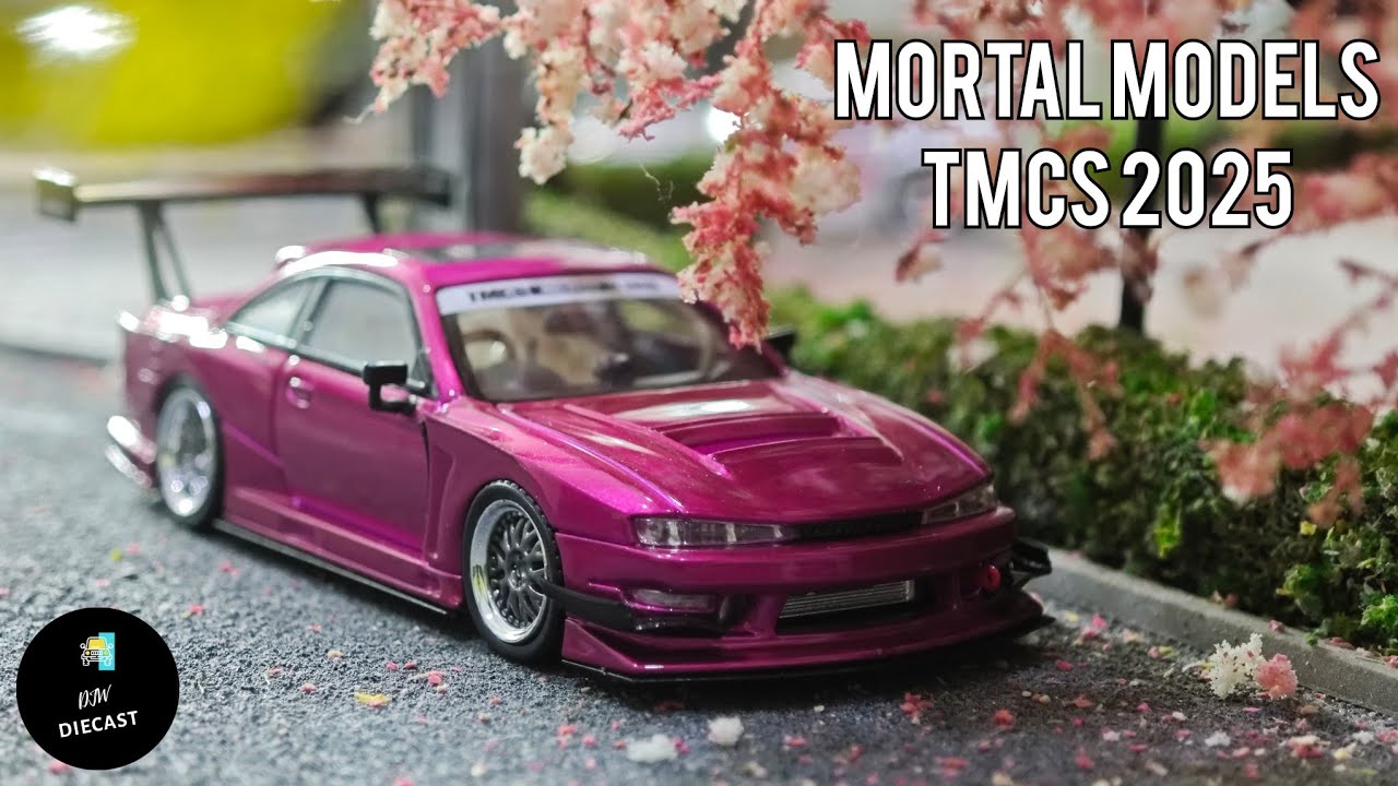 Nissan Silvia S14 Pink TMCS 2025 by Mortal 1/64 | UNBOXING and REVIEW
