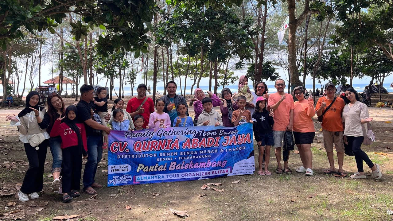 TEAM SALES CV. QURNIA ABADI JAYA || GOES TO PANTAI BALEKAMBANG