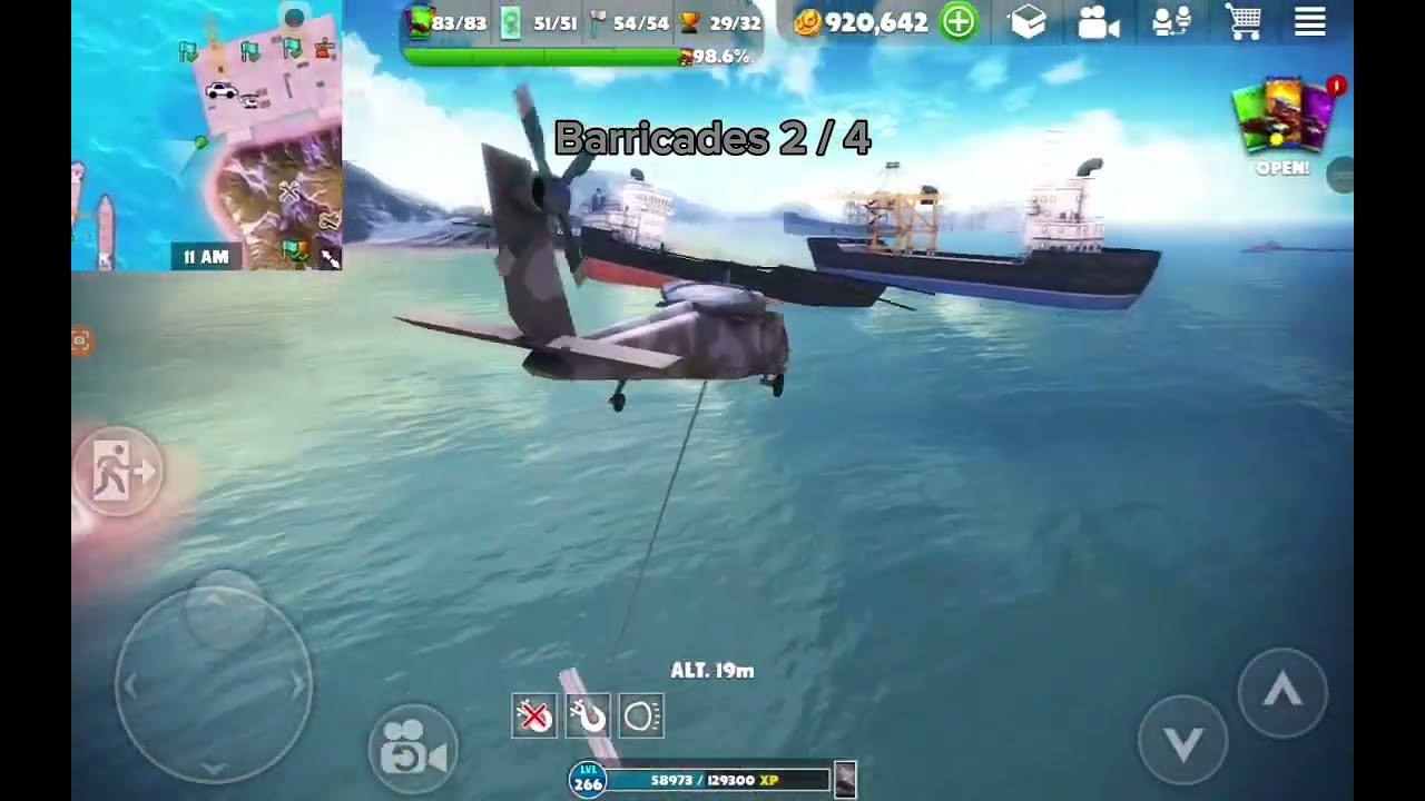 Escaping from the DBG cops #7 and Transporting heavy barricades and delivering them into the dock
