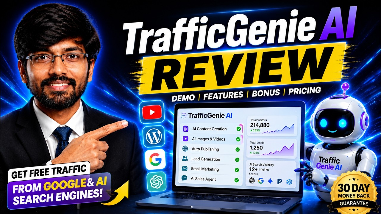 Traffic Genie Review & Demo: Get FREE Google & AI Search Traffic on Autopilot. Honest Review + Bonus