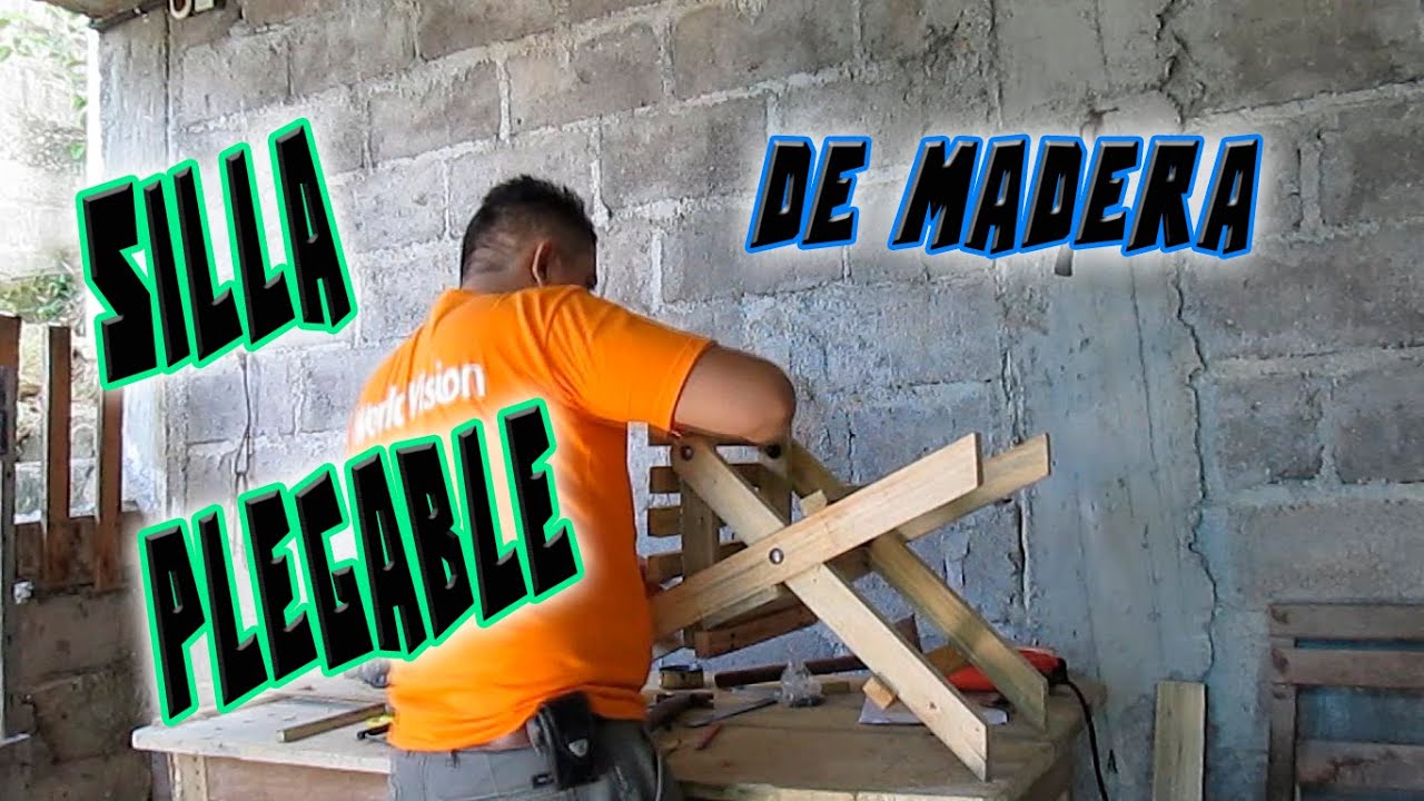 Cómo hacer una silla plegable sin ser carpintero