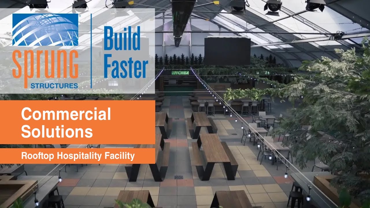 Sprung Commercial Solutions: Rooftop YYC, Calgary, Alberta