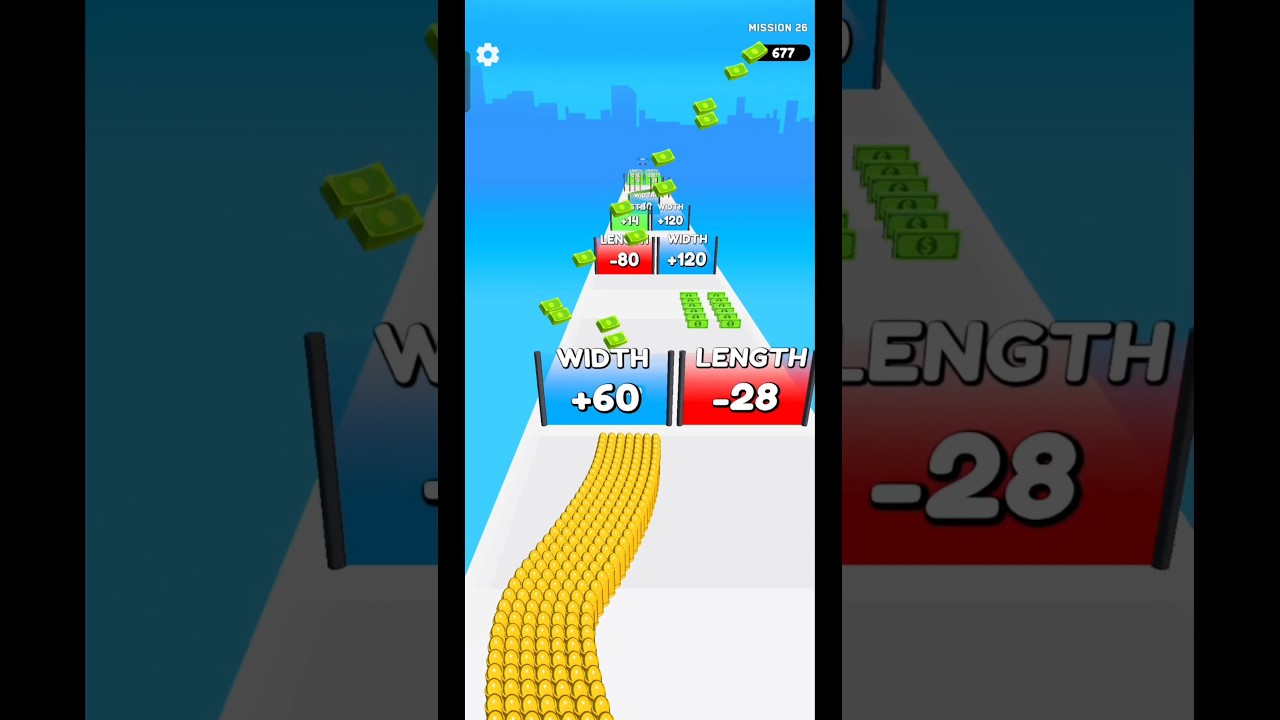 Satisfying Mobile Games - Bullet Army Run All Levels Gameplay Walkthrough Android, ios max #shorts