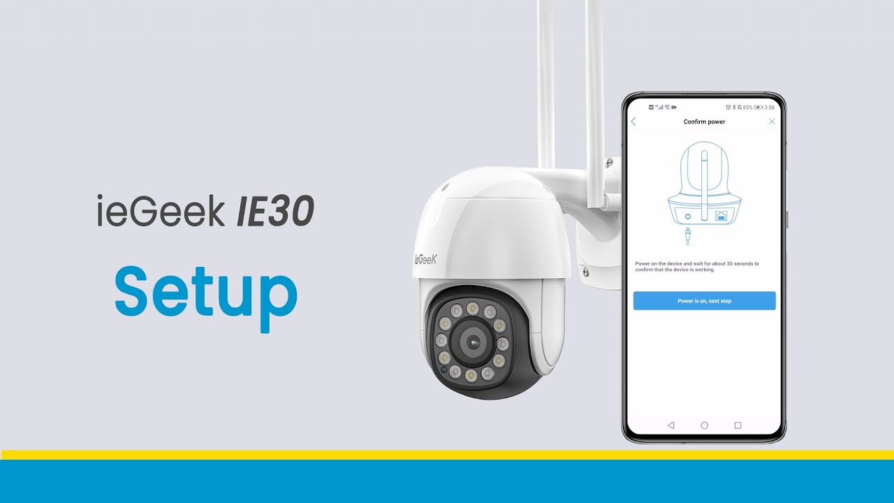 ieGeek IE30 Security Camera Setup | 4X Optical Zoom PTZ Camera