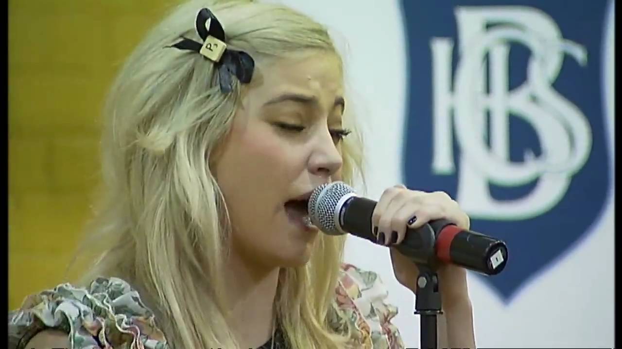 Pixie Lott goes back to school in Essex