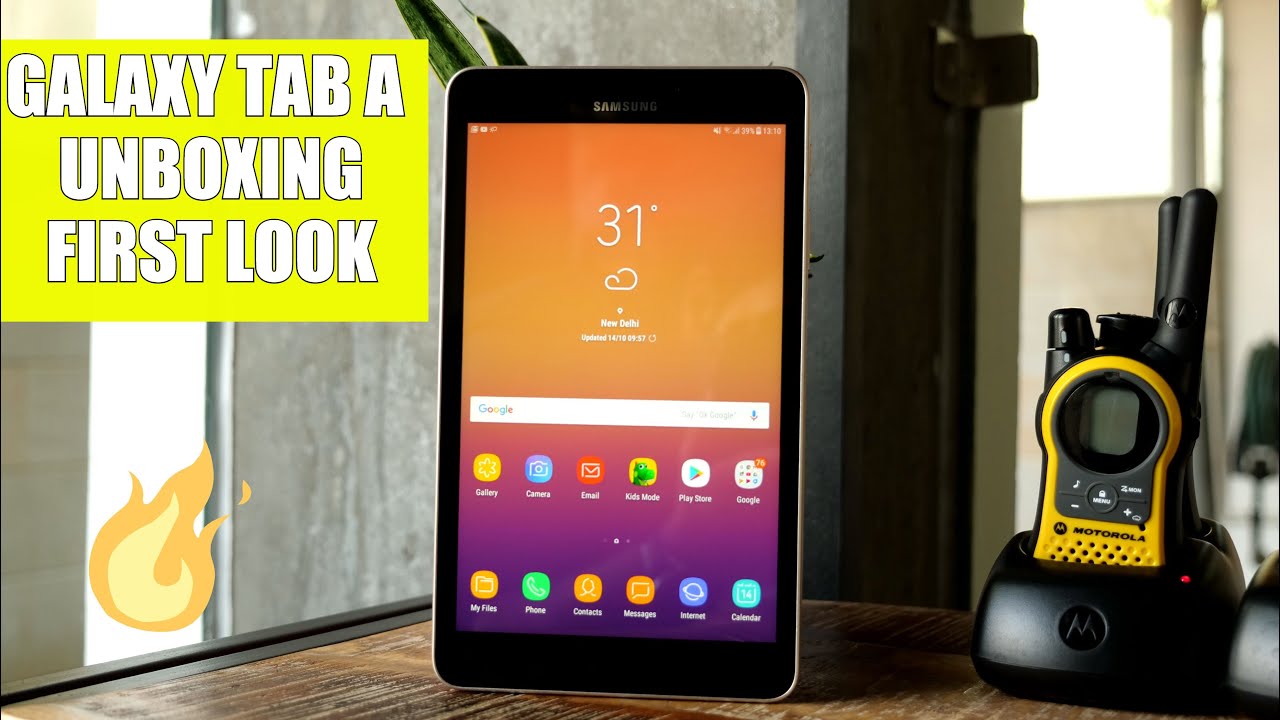 Samsung Galaxy Tab A 2017 Unboxing and First Look