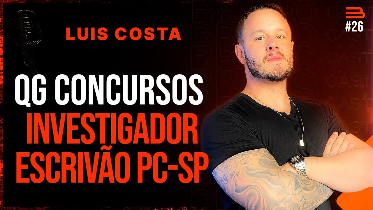 LUIS COSTA (QG Concursos, Investigador e Escrivão) | BRABOCAST #26