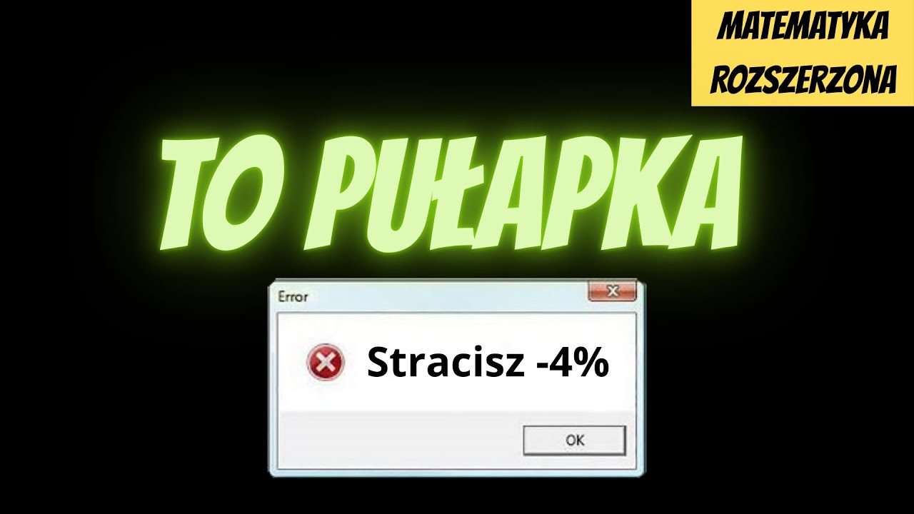 Ten błąd w granicy kosztuje 4% na maturze rozszerzonej