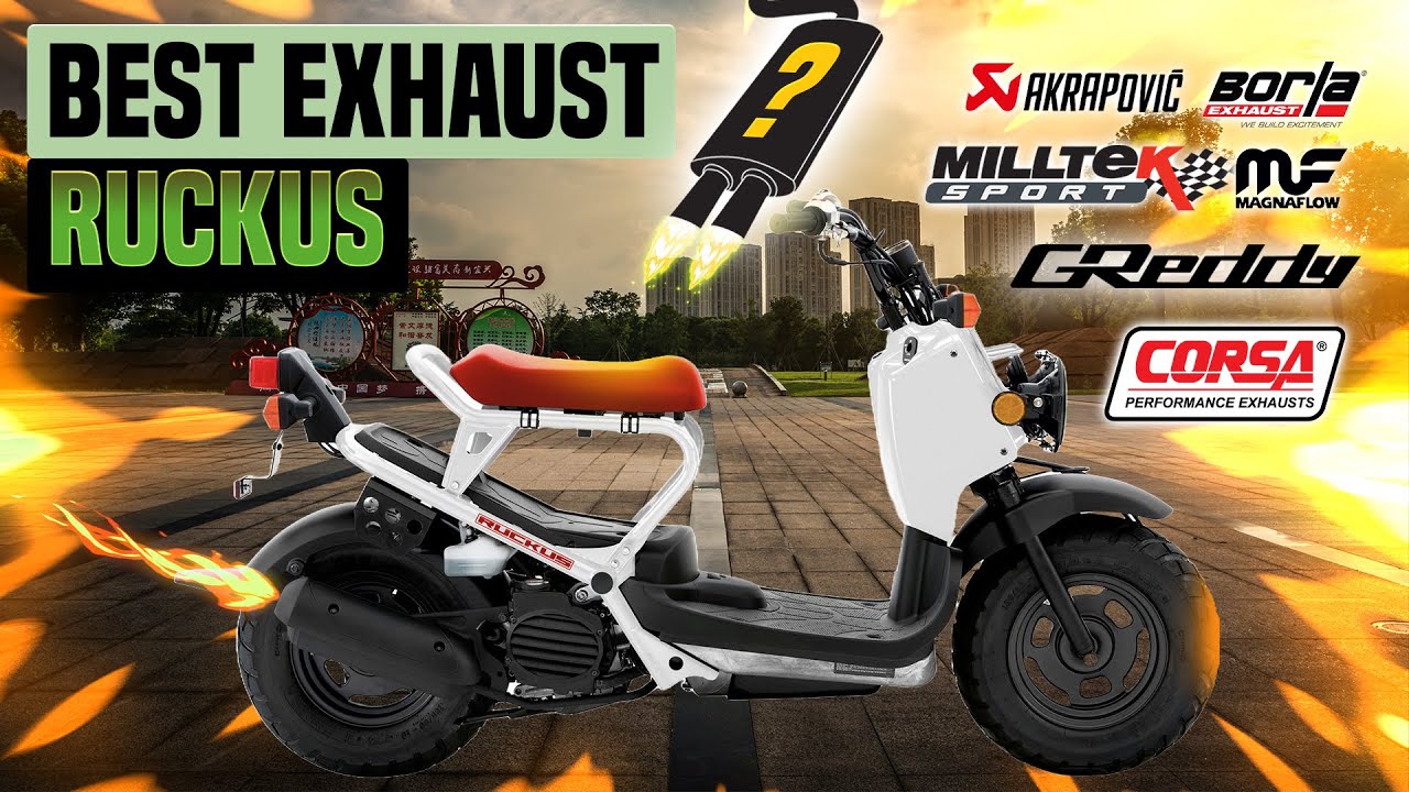 Honda Ruckus Exhaust Sound🔥 Upgrade, Compilation,Two Brothers,Yoshimura,HMF,Big Gun,Leo Vince