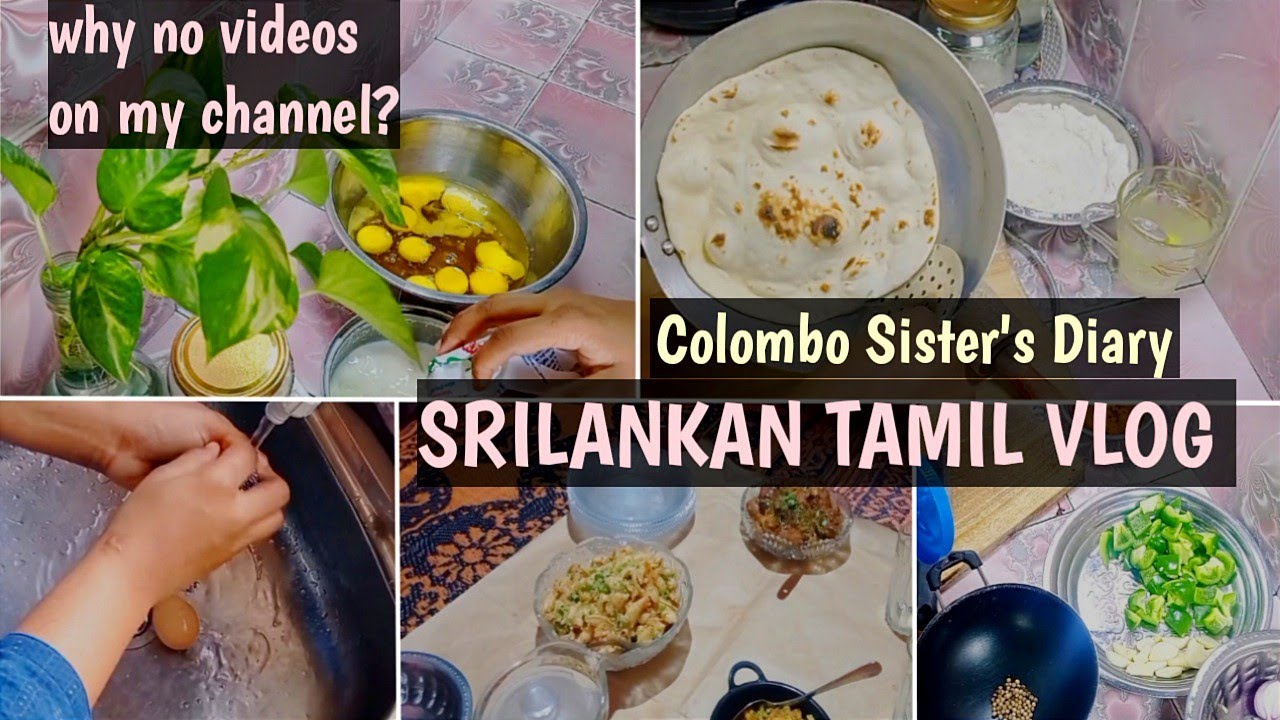 why I didn't upload any videos | what I made for our guests| Srilankan tamil Vlog| CSD