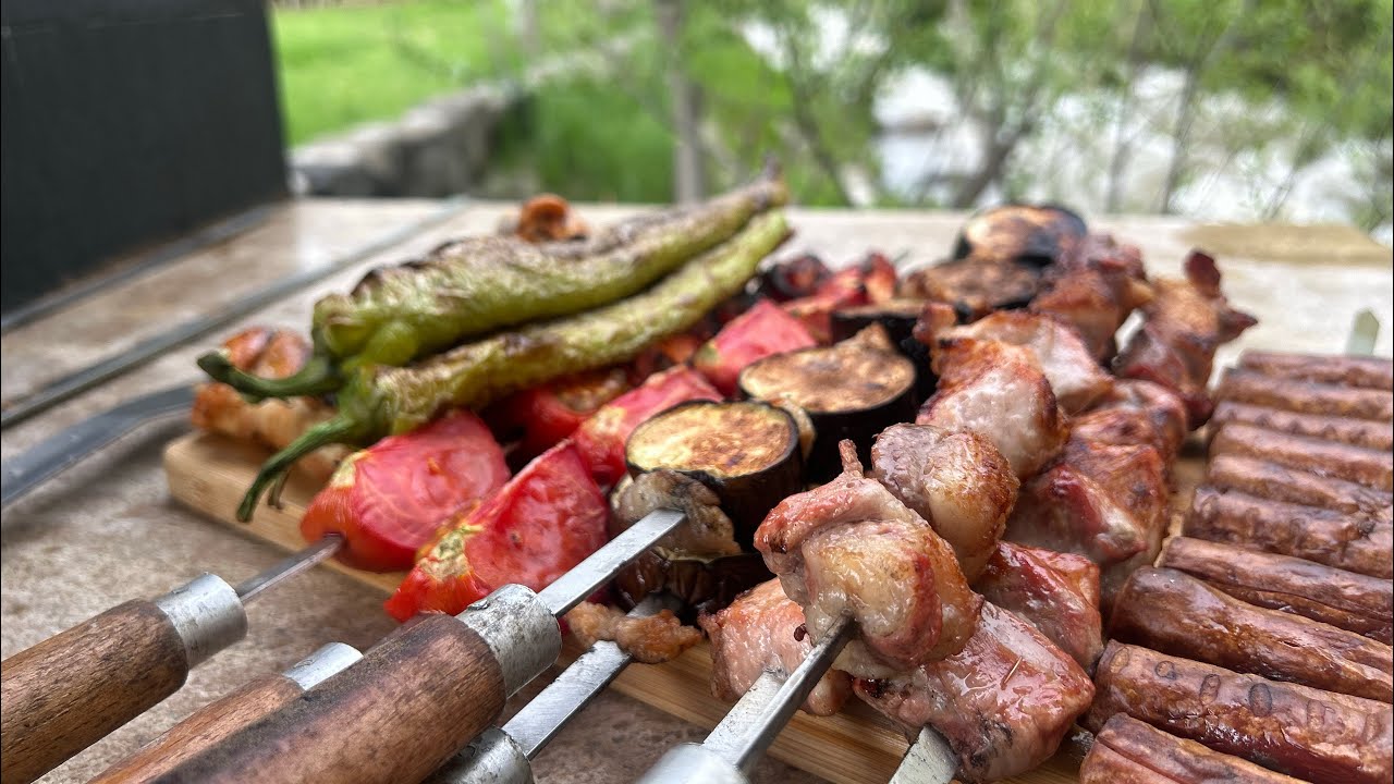 Ավանդական խորոված    #армянский # Գետի ափ