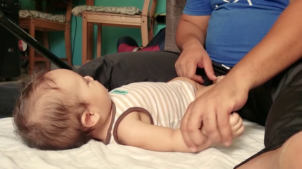 Masaje facial para tu bebé