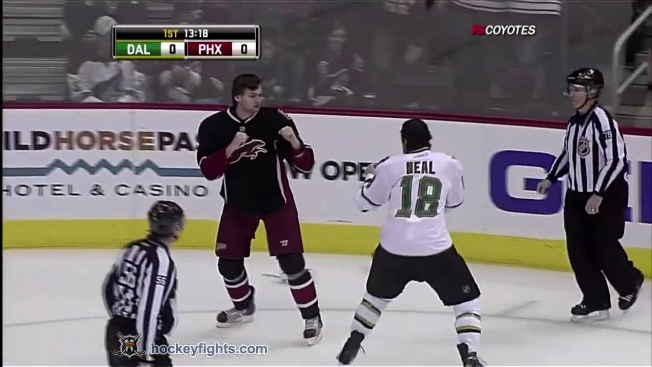 James Neal vs Martin Hanzal Feb 13, 2010
