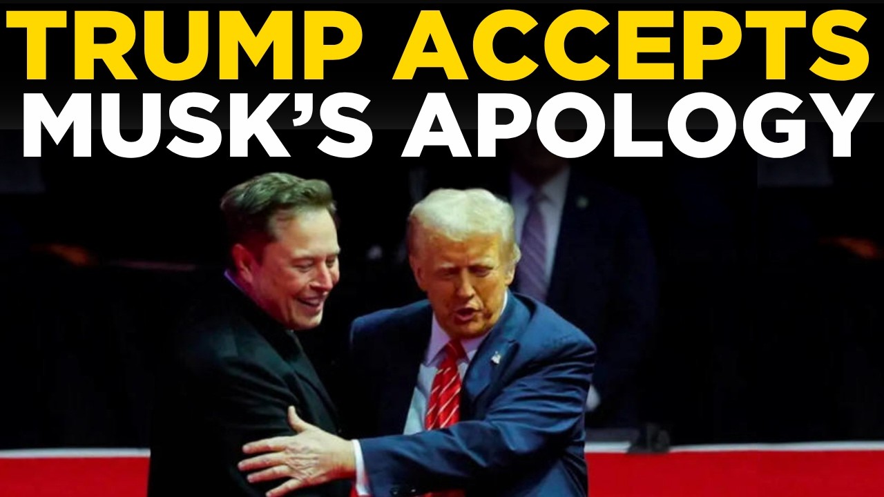 TRUMP LIVE | Trump Musk Fight News | Trump Sets Condition After He Accepts Elon Musk's Apology