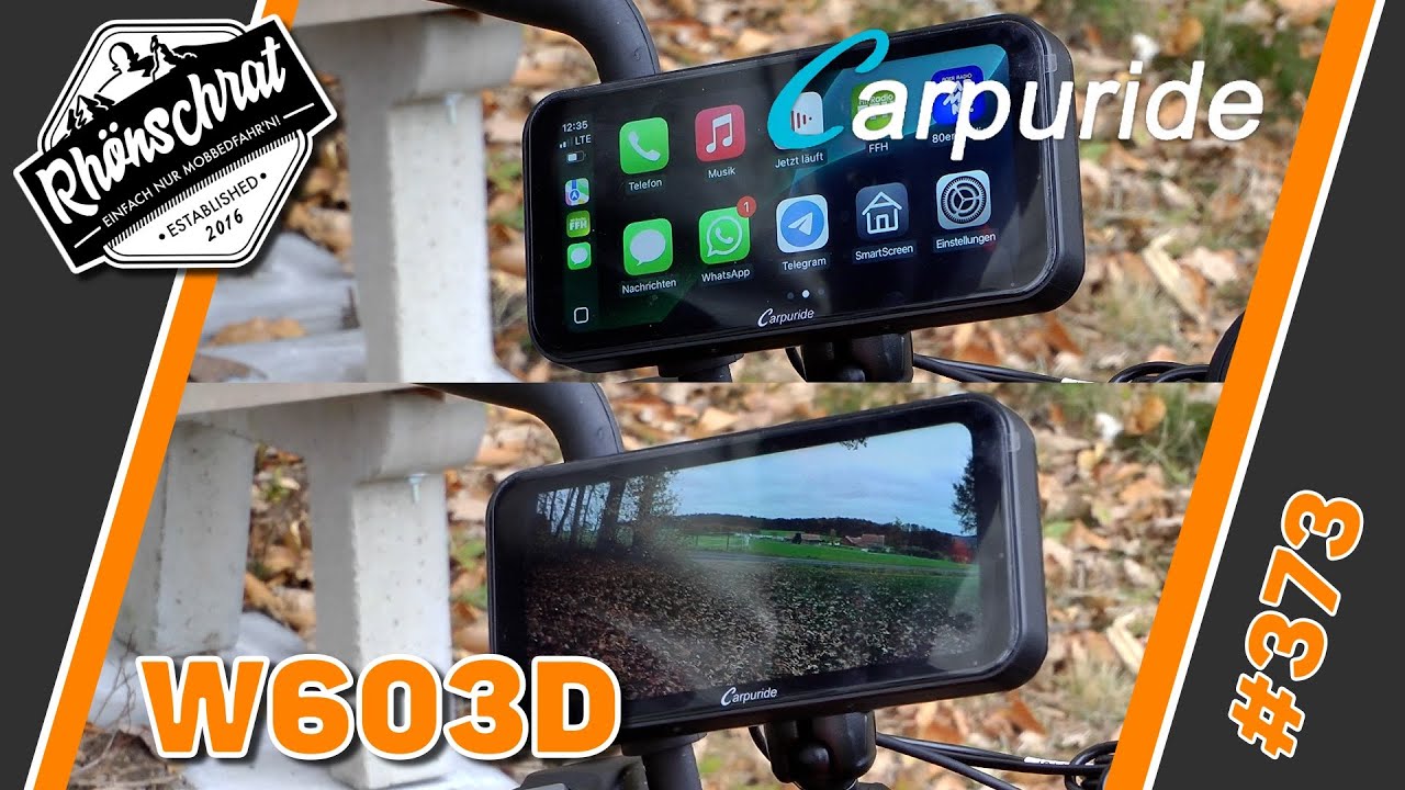 Carpuride W603D | CarPlay / Android Auto Display mit Dashcam Funktion | №373