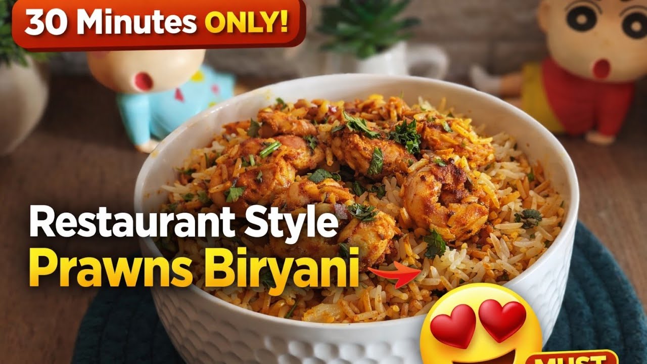 Prawns Biryani | प्राउंस बिरियानी | Taste me mast👌| Easy Homemade Prawns Biryani 