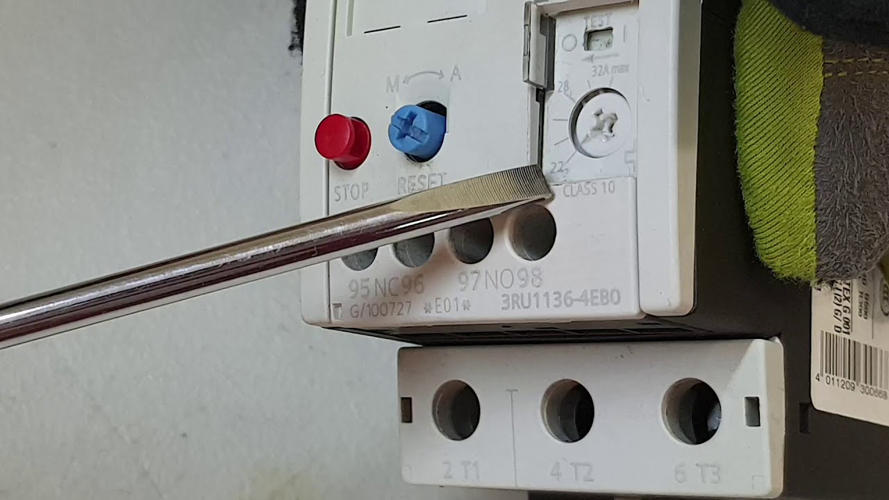 Funcionamiento de un relevador de sobrecarga