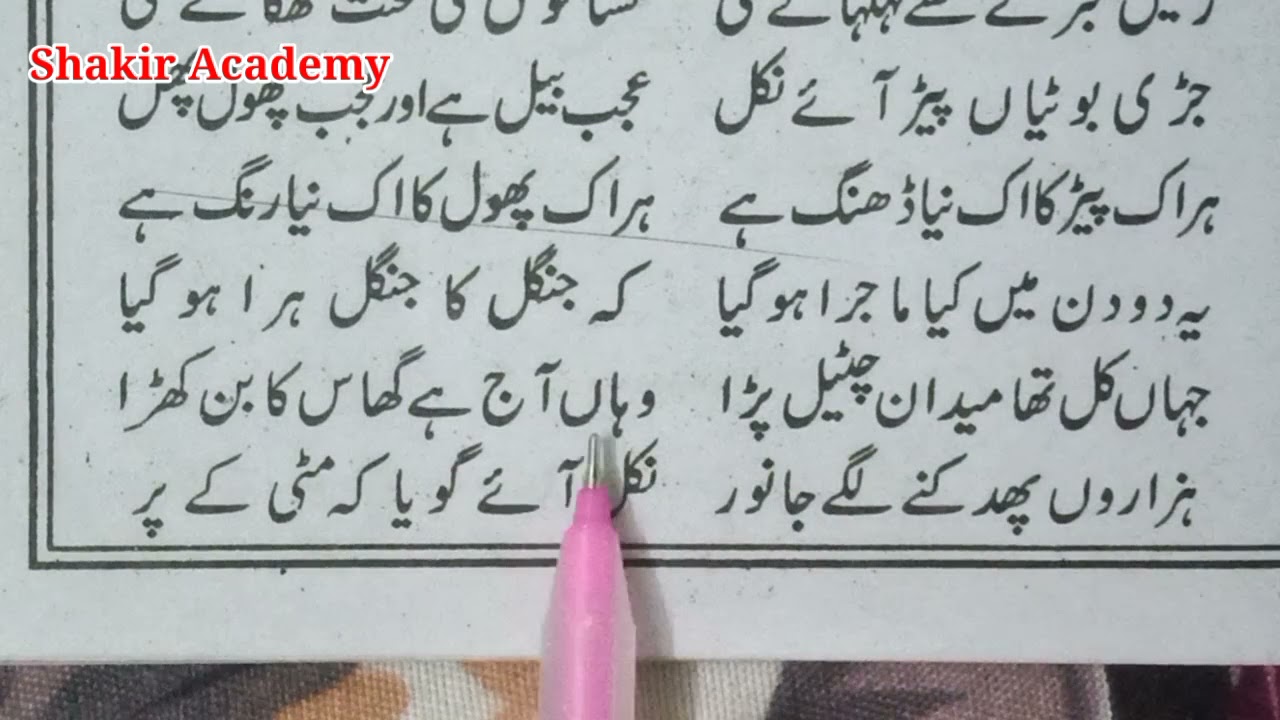 Sabaq no 20 irdu zaba ki dusri kitab