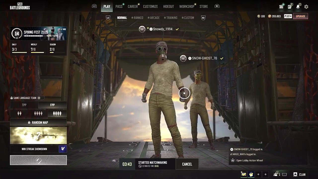 PUBG🪖 solo Squads With the❄️👻 (SNOW-GHOST_70