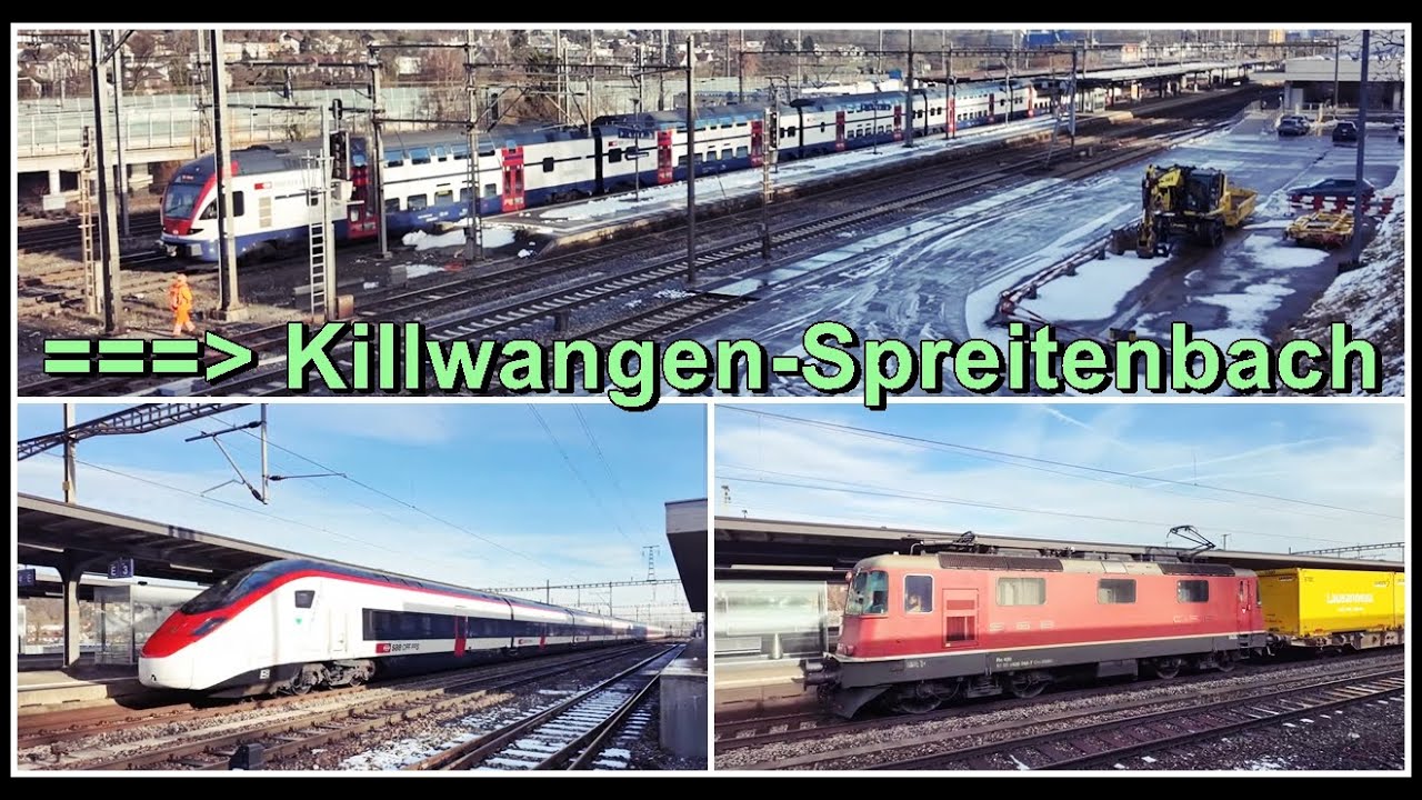Der Bahnhof Killwangen-Spreitenbach von oben!