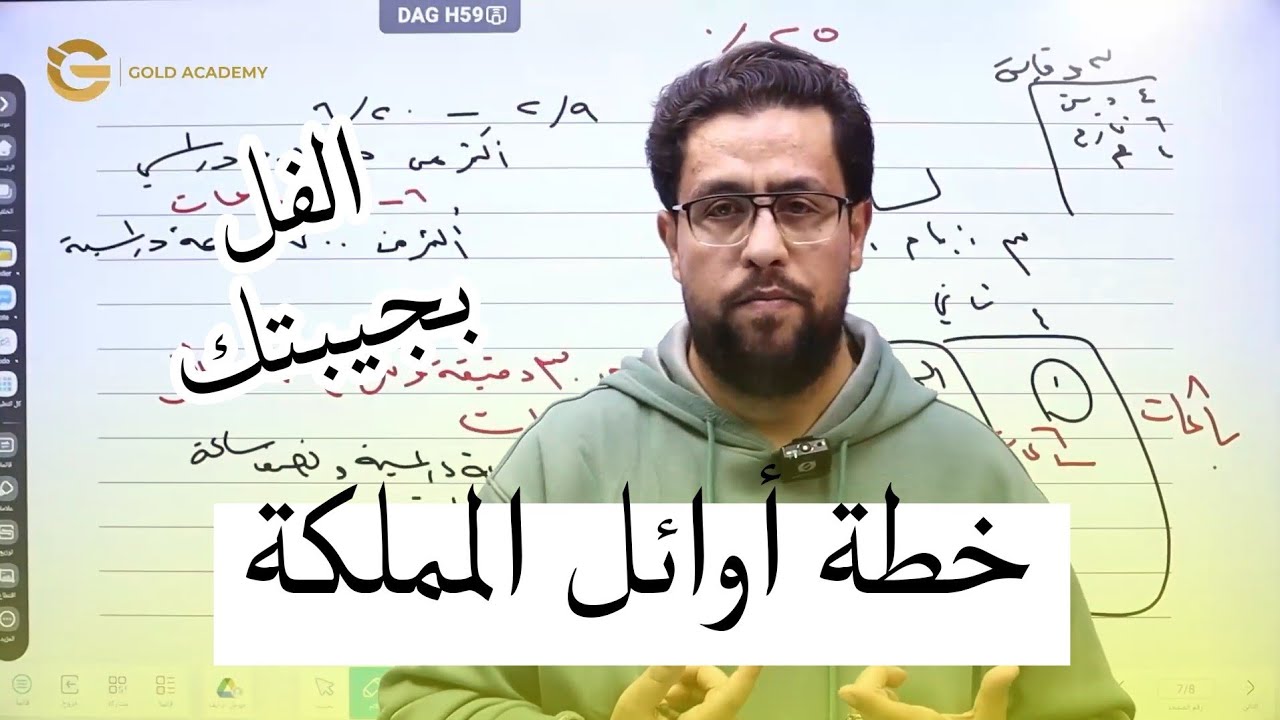 خطة أوائل المملكة  توجيهي 2009-2008 - الأستاذ محمد قشوع