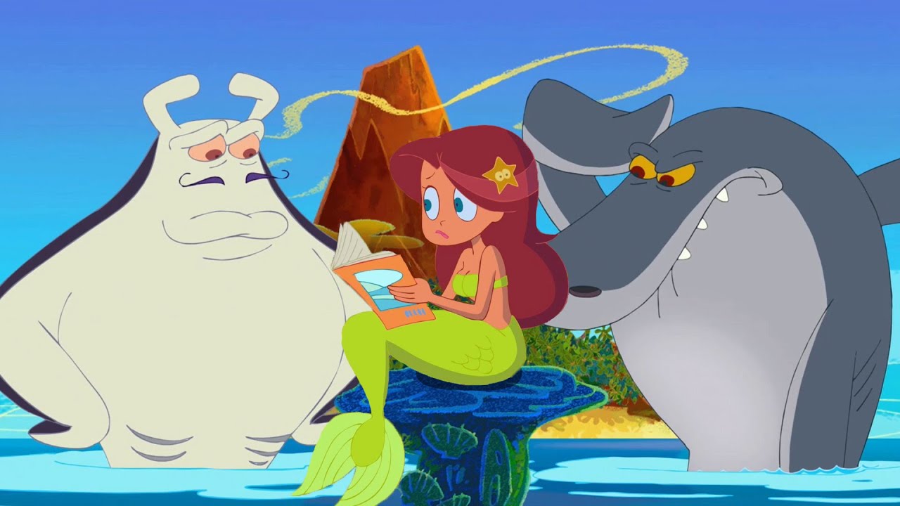 ZIG e SHARKO 🌴 AMANTES DA MARINA 🧜‍♀️ Zig e Sharko Brasil | Desenho Animado em português