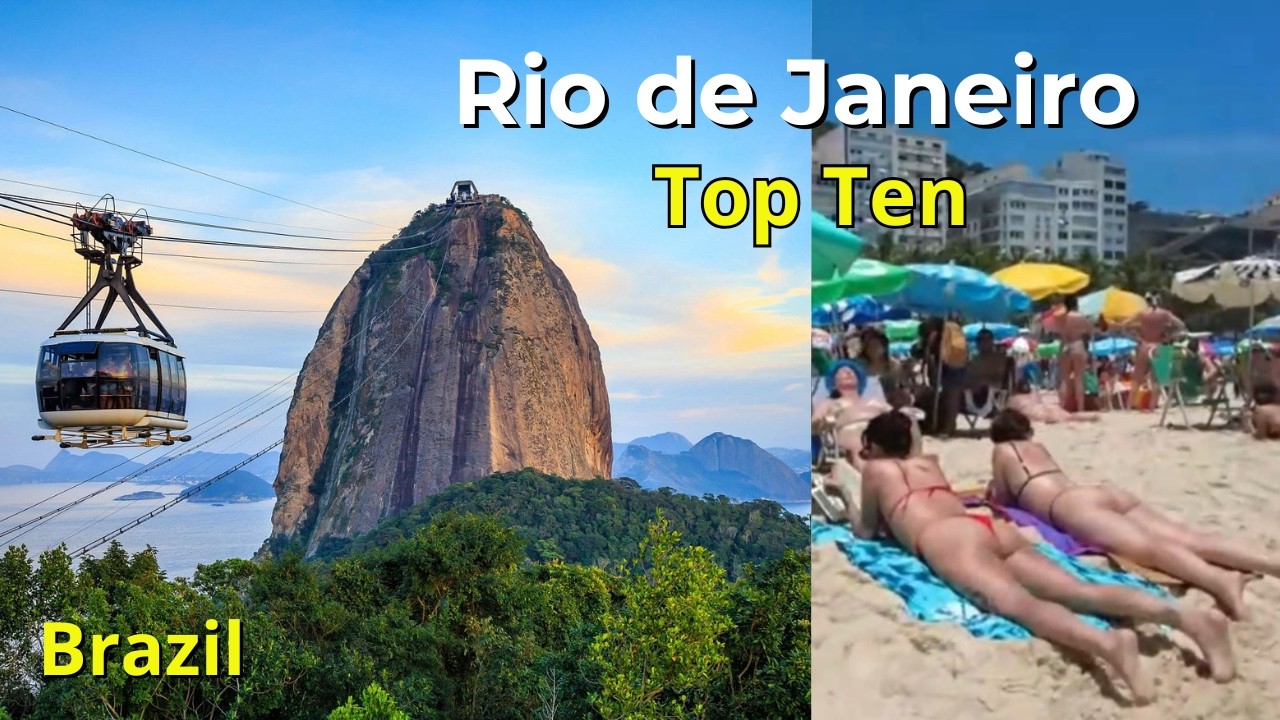 Top 10 places to visit in Rio de Janeiro