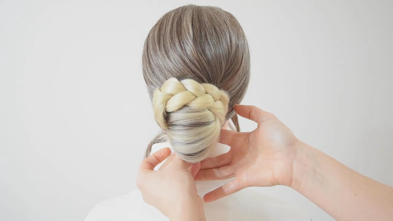 Amazing Braids Bun #hairstyle #shorts #viralvideo #braids #tutorial