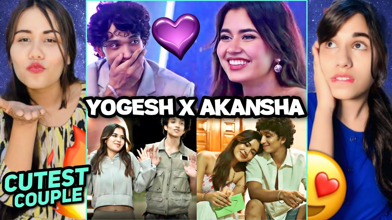 Yogesh x Akansha Cutest & Adorable Moments Reaction 😍 | Cute Chemistry