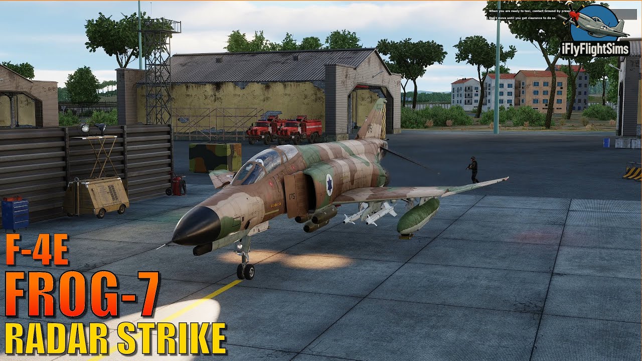 F-4E Phantom Frog-7 Миссия 1: Удар по радару Джабаль аль-Барук Геймплей DCS World RTX 5080 1440p
