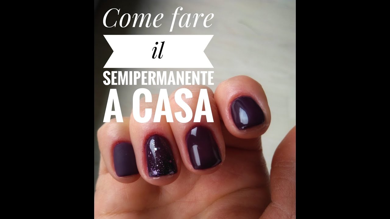 Applicazione dello Smalto Semipermanente a casa. Come fare semipermanente paso a paso. 💅 Tutorial