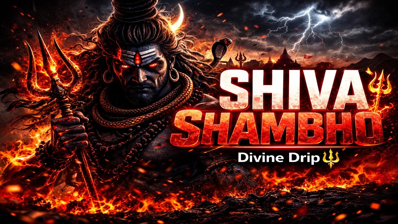 Shiva Shambho 🔥 Rudra Roop | Dark Kannada Devotional Song | Divine Drip