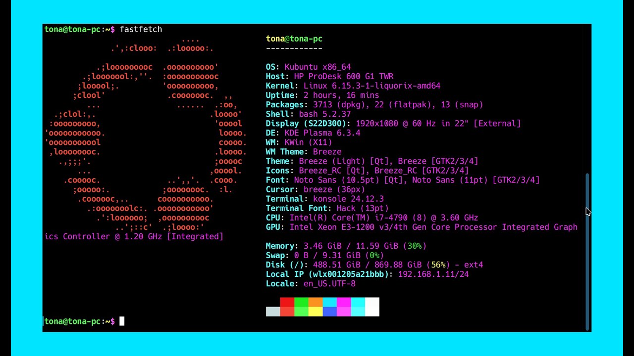Fastfetch Linux Tool – Displays System Information in a Fancy Way