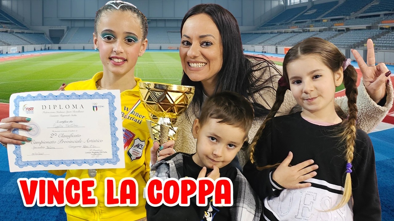 LA SORELLA ADOTTIVA DI MARTINA MISSY VINCE UNA GARA DI PATTINAGGIO! MAMMA TY VEDE QUALCUNO CADERE!