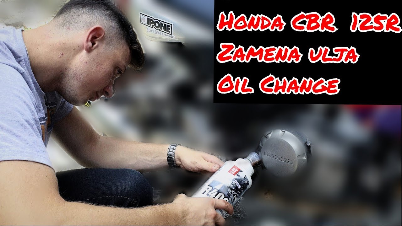 Honda CBR 125R OIL CHANGE Zamena ulja