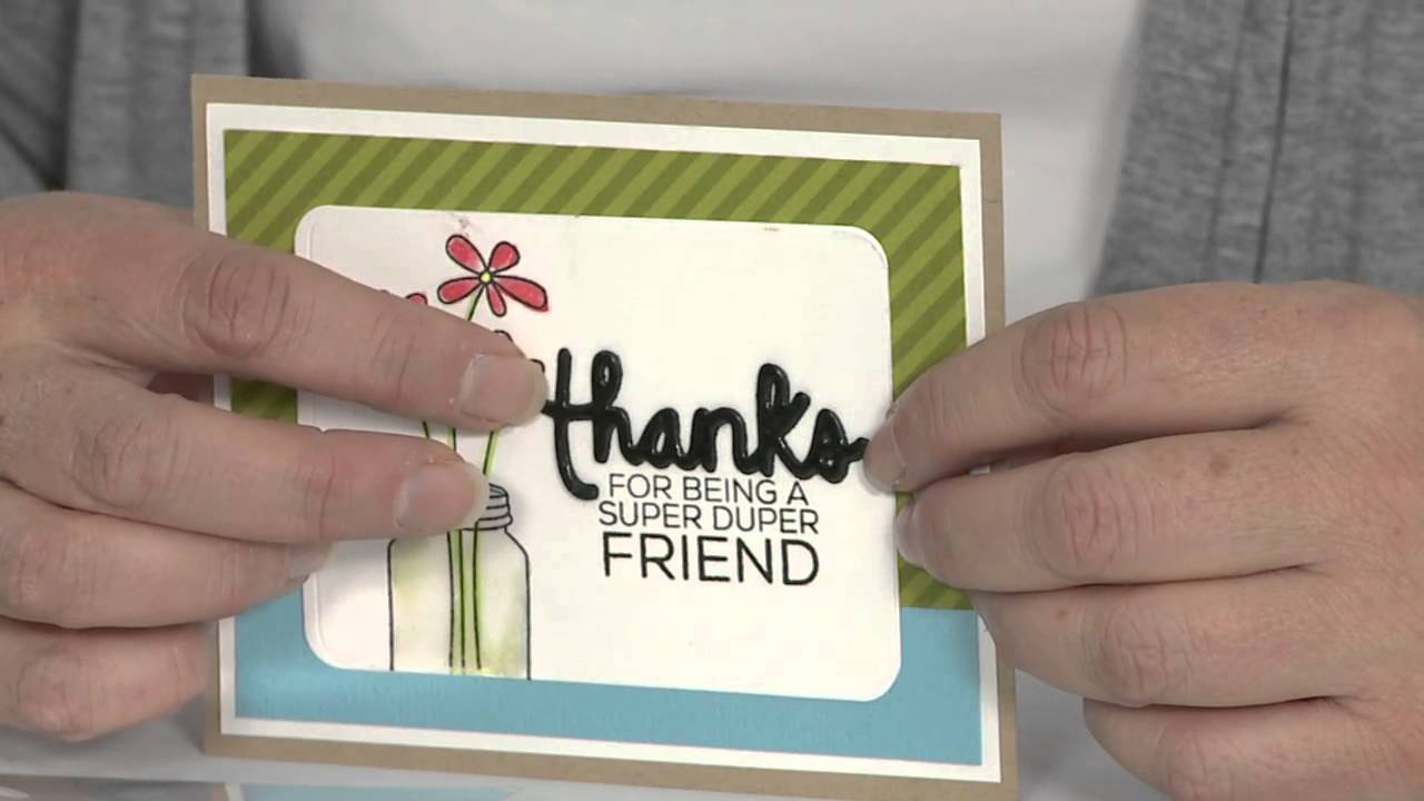 Tip of the Day: Layering Die Cuts from Technique Tuesday