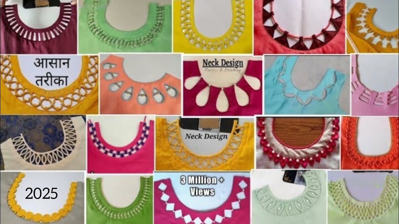 top 50+ neck designs 2025 |  gol gale k designs | round neck designs 