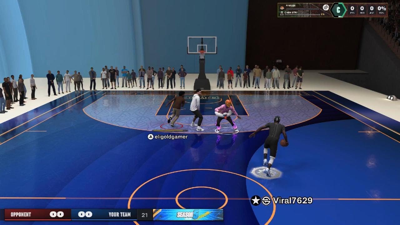 Playing 2k26 Against 90 overall players) on a 3 street