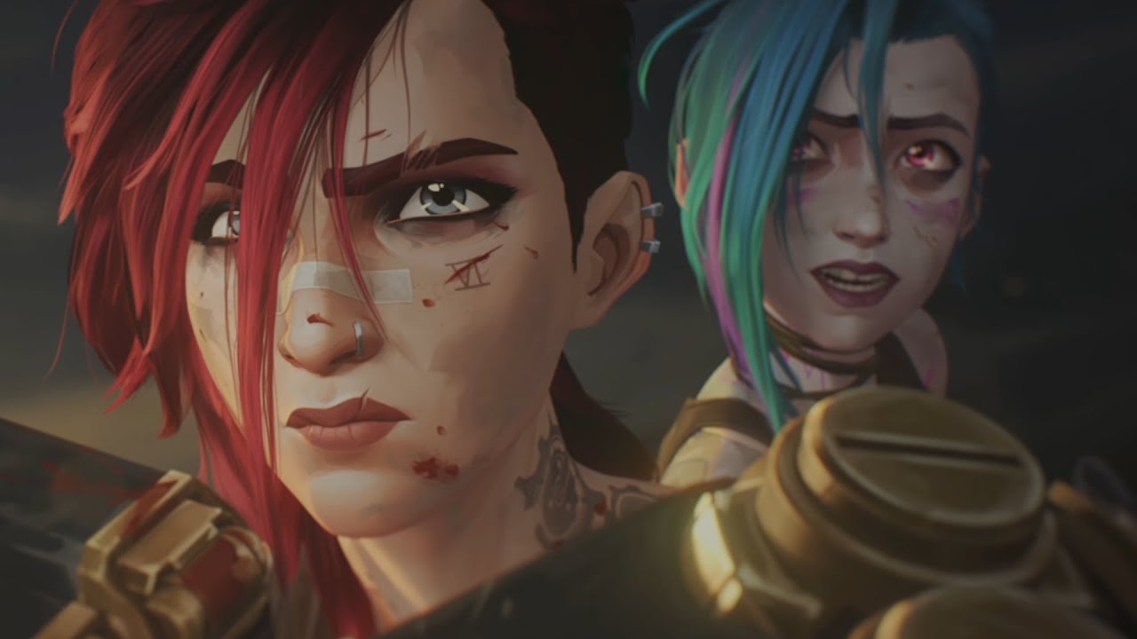 Vi and Jinx vs Warwack Full Fight Scene Air Battle Arcane S2 Episode 9