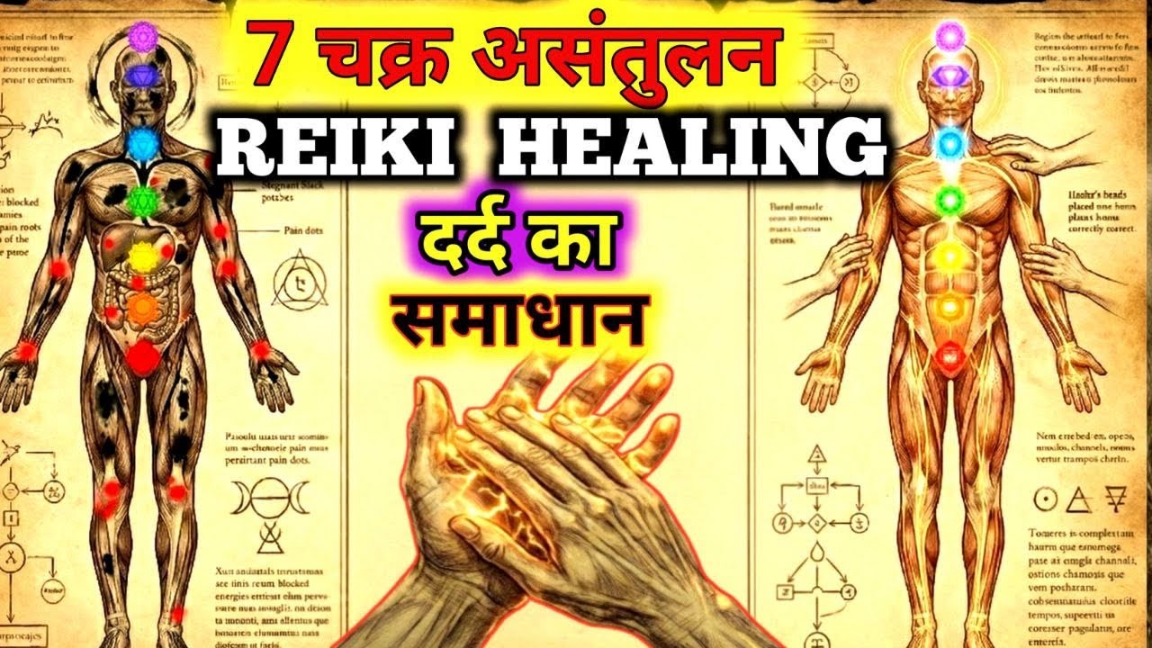 7 चक्र, दर्द और Block Energy को खोलें/रेकी का असली विज्ञान  दर्द, तनाव का समाधान