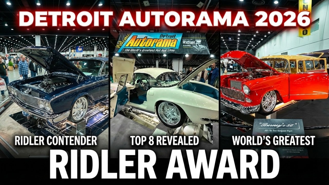 Detroit Autorama 2026 Ridler Award Top 8 - World's Greatest Hot Rod Show