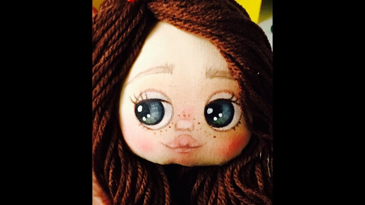 COMO PINTAR CARA MUÑECA DE TELA, PAINTING DOLL FACE